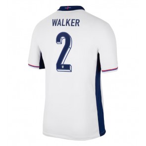 England Kyle Walker #2 Hjemmebanetrøje EM 2024 Kort ærmer